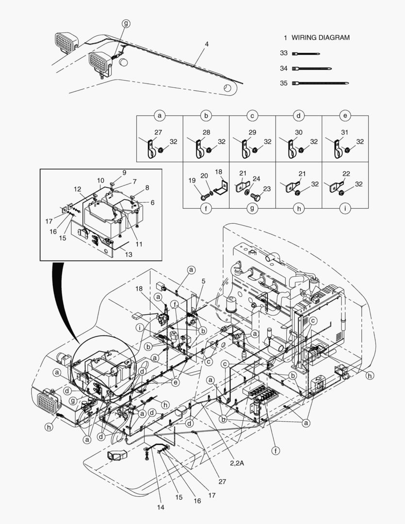 ЭЛЕКТРОПРОВОДКА(1)-СОПРЯЖЕННЫЕ ДЕТАЛИ