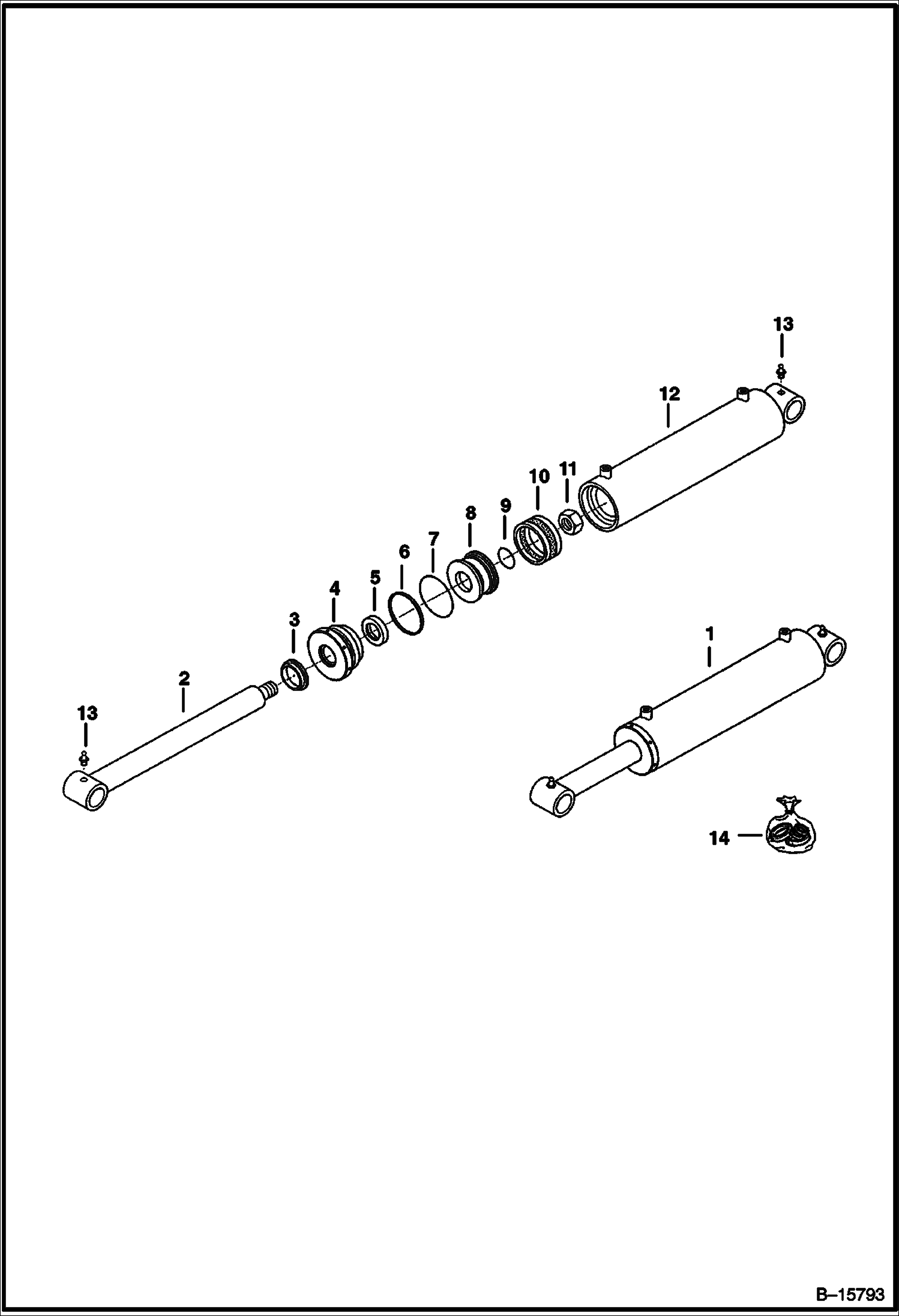 ПЛАНИРОВЩИК (ЦИЛИНДР УСТРОЙСТВА КОНТРОЛЯ ГЛУБИНЫ) (40-- 991400101 - 01035)