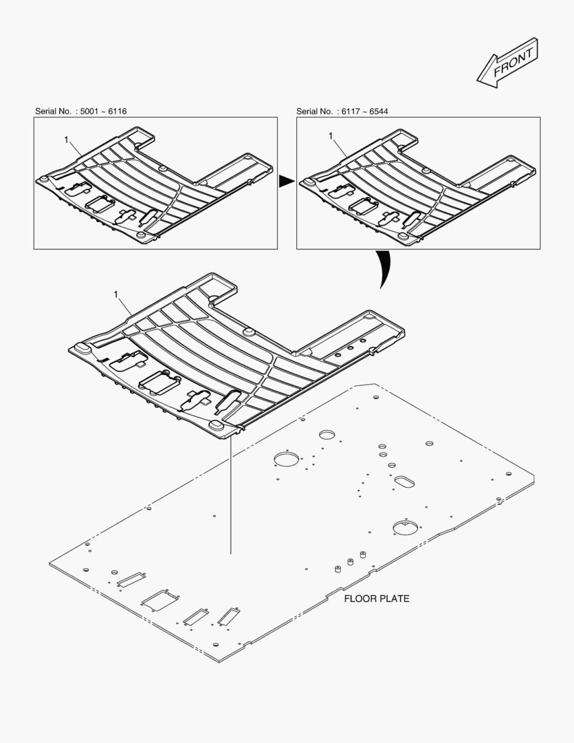 6500 FLOOR MAT - TWO WAY & ROTATING & ARTI
