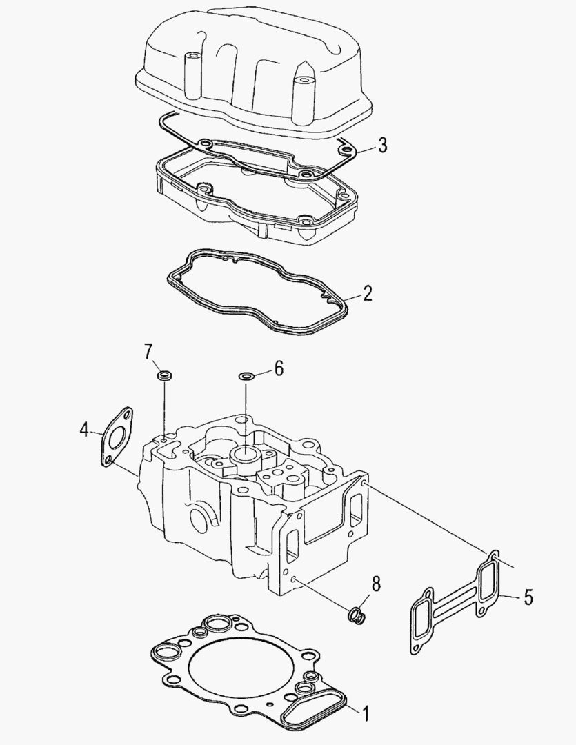 Спецтехника G010-47 GASKET KIT; CYLINDER HEAD