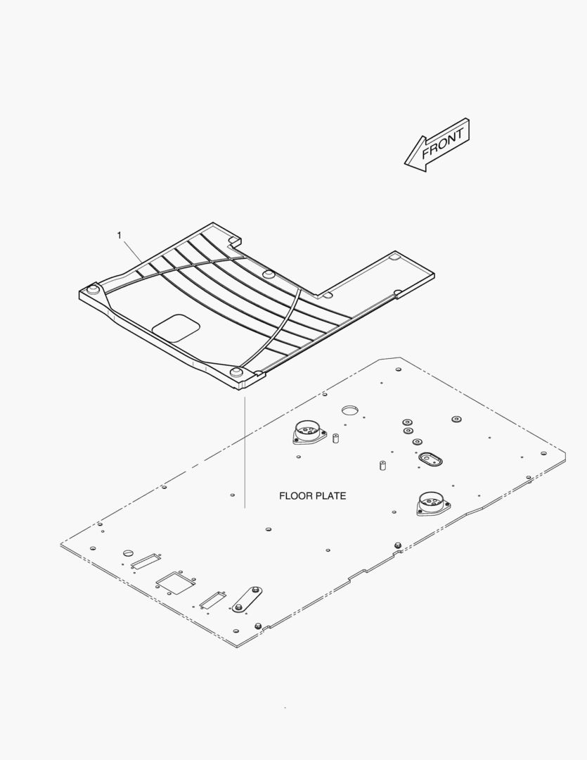 КОВРИК НА ПОЛУ КУЗОВА