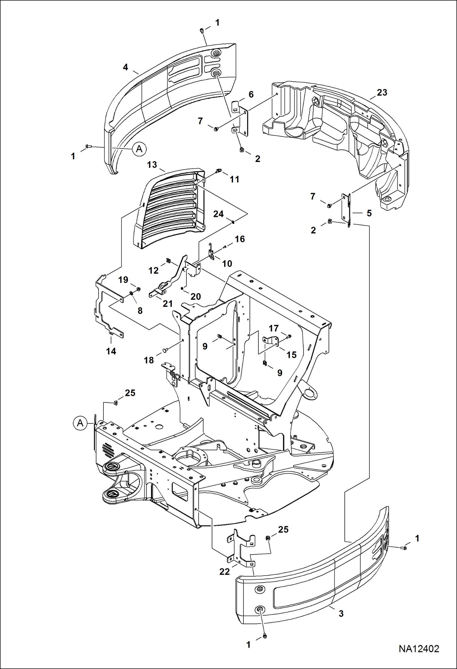 КОРПУС КУЗОВА (БОКОВАЯ КРЫШКА И СТЕКЛО)