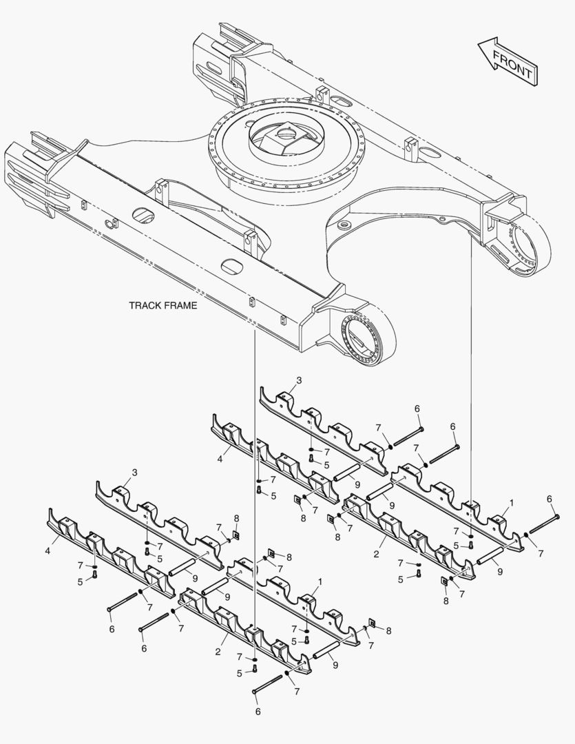 6420 TRACK FRAME(3m) - FULL GUARD [5001~6250]