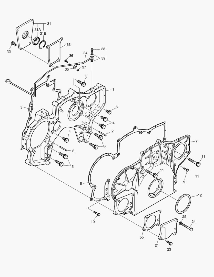 КАРТЕР РАСПРЕДЕЛИТЕЛЬНЫХ ШЕСТЕРЕН