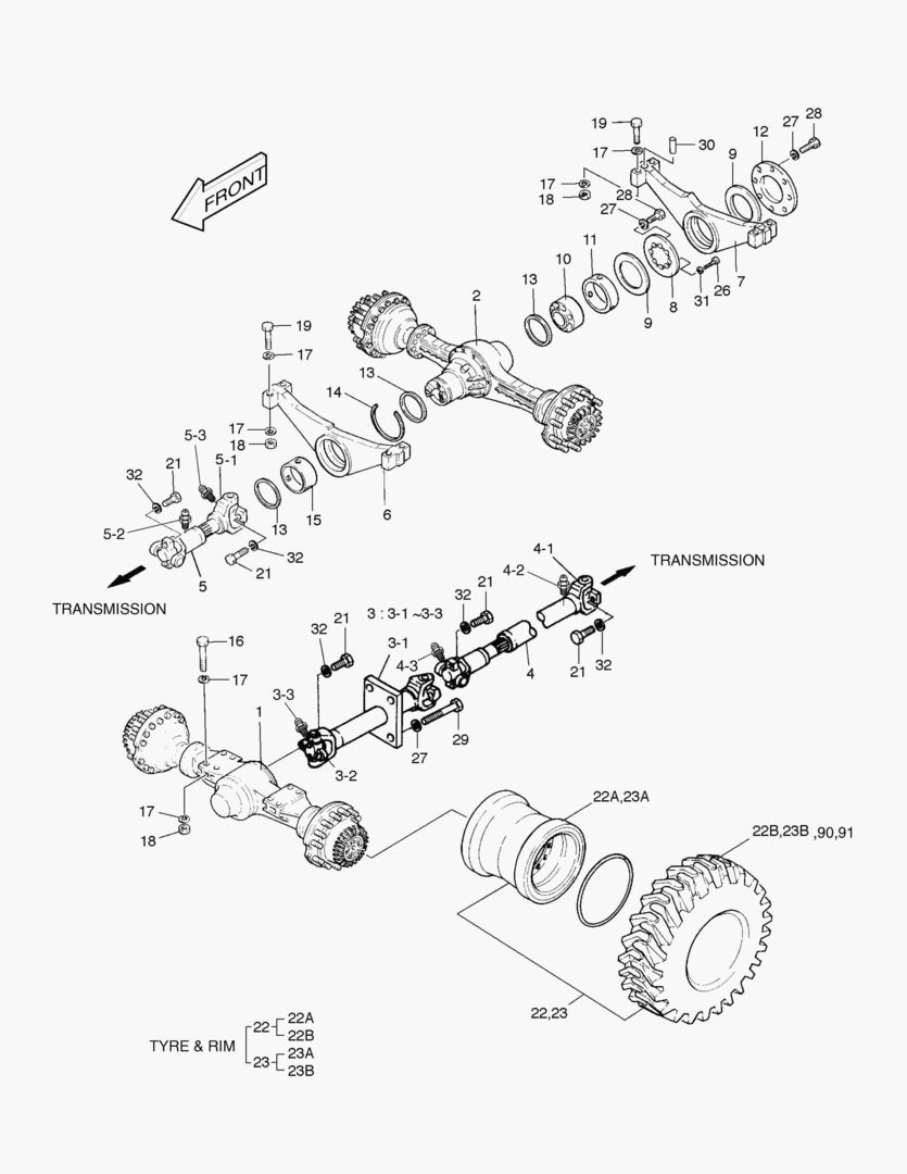 ОСЬ И ВАЛ ПРИВОДА