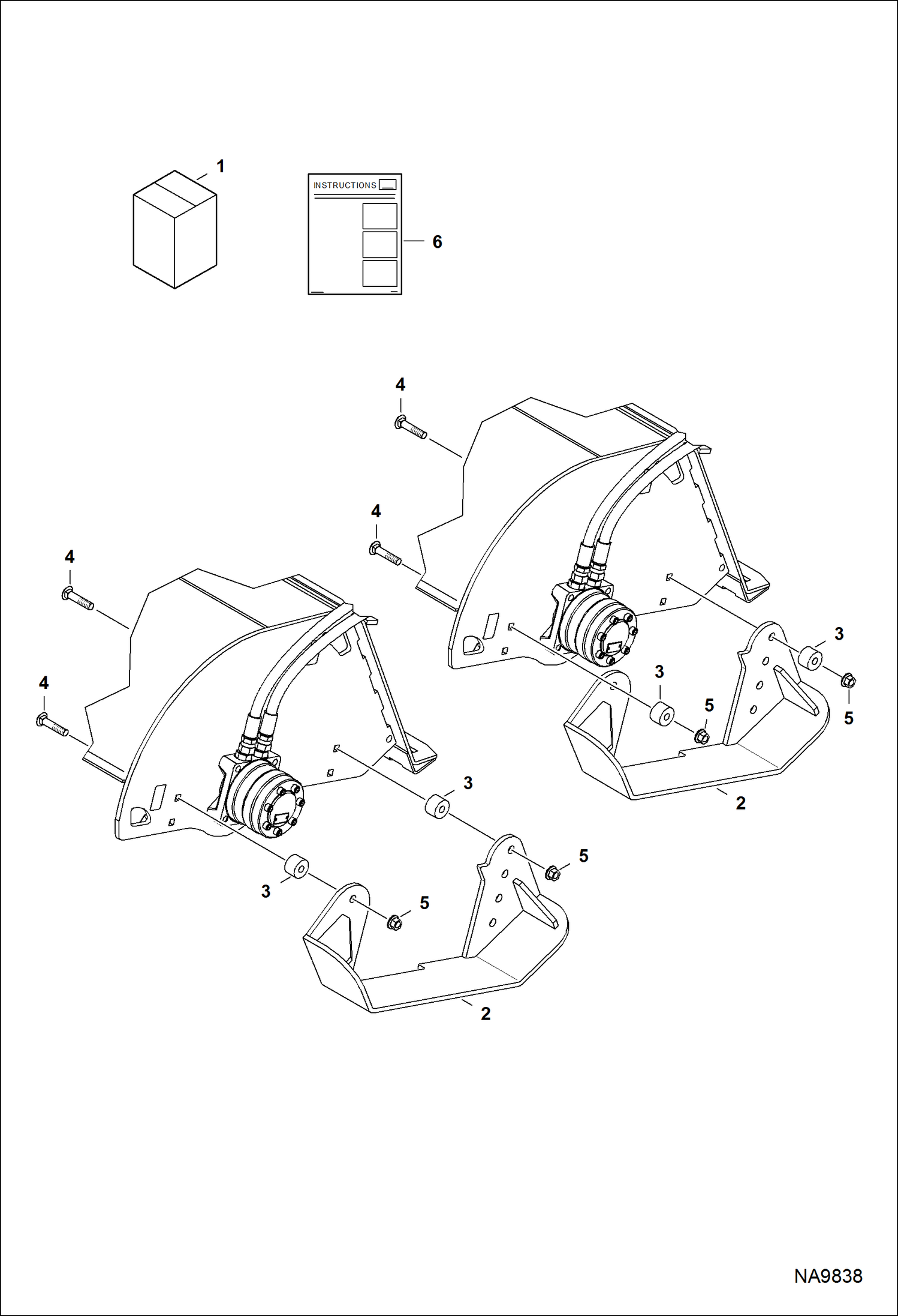 РУКОЯТКА УПРАВЛЕНИЯ (КОМПЛЕКТ ОПОРНОЙ ЛАПЫ) (40-- APFW) (62-- 0552) (76-- 0551)
