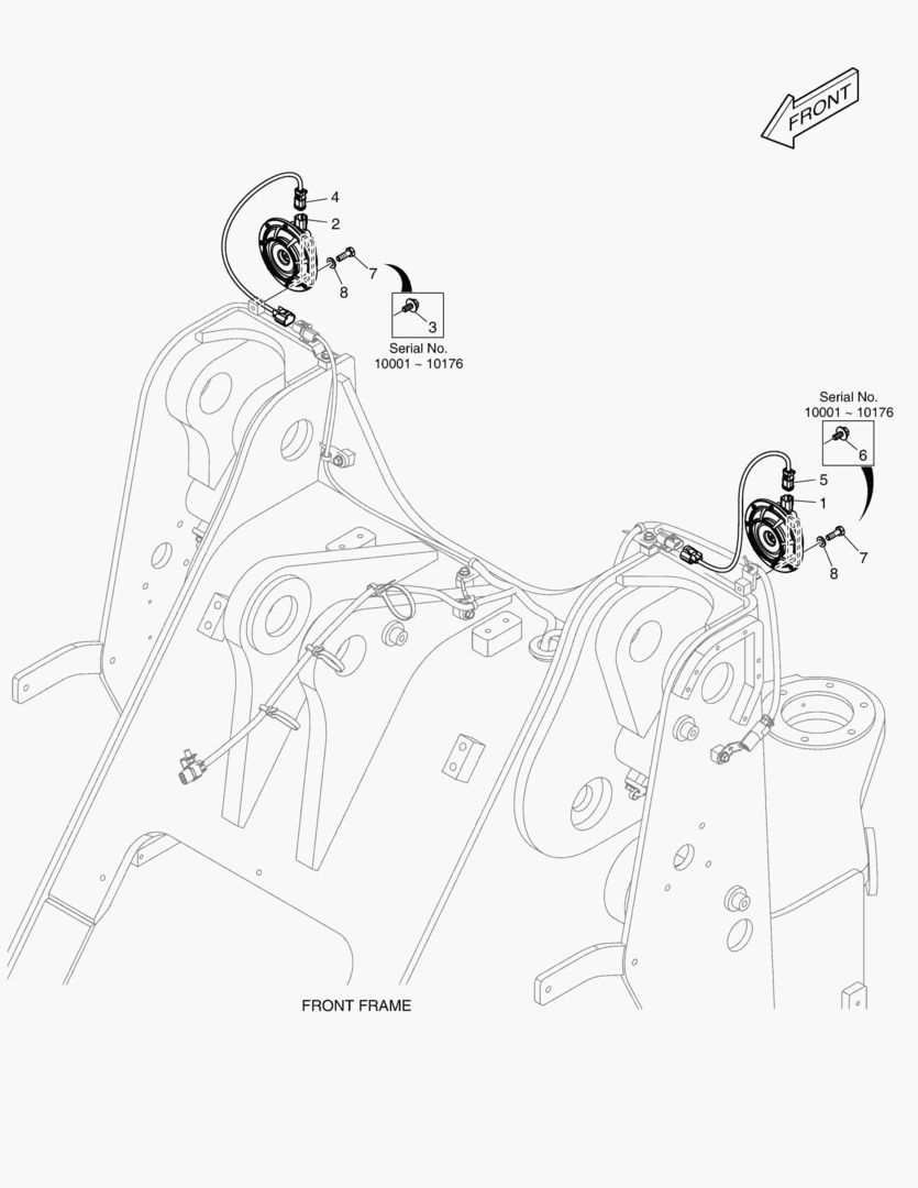 5350 ELECTRIC PARTS - FRONT(EUROPE)