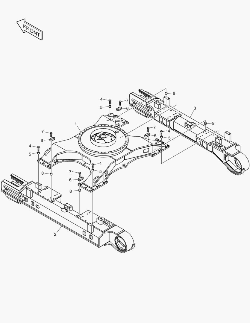 РАМА ГУСЕНИЦЫ - 3.9 м