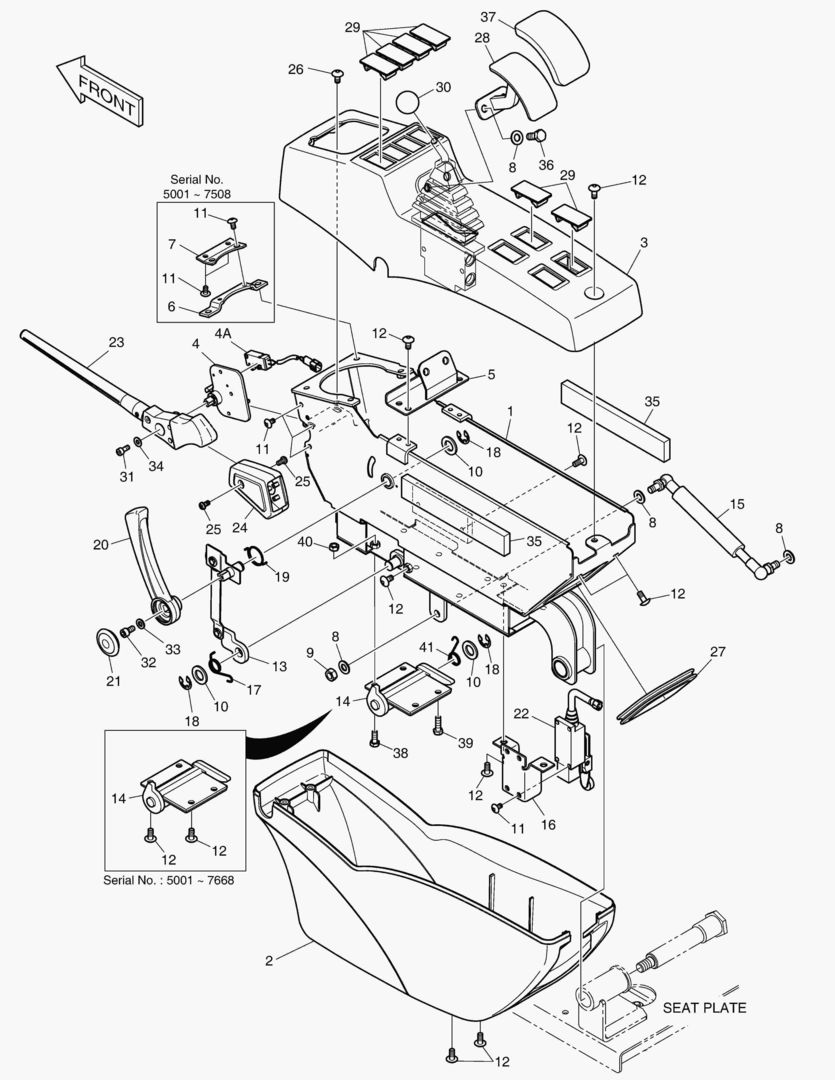 ПУЛЬТ УПРАВЛЕНИЯ - ЛЕВОСТОРОННИЙ
