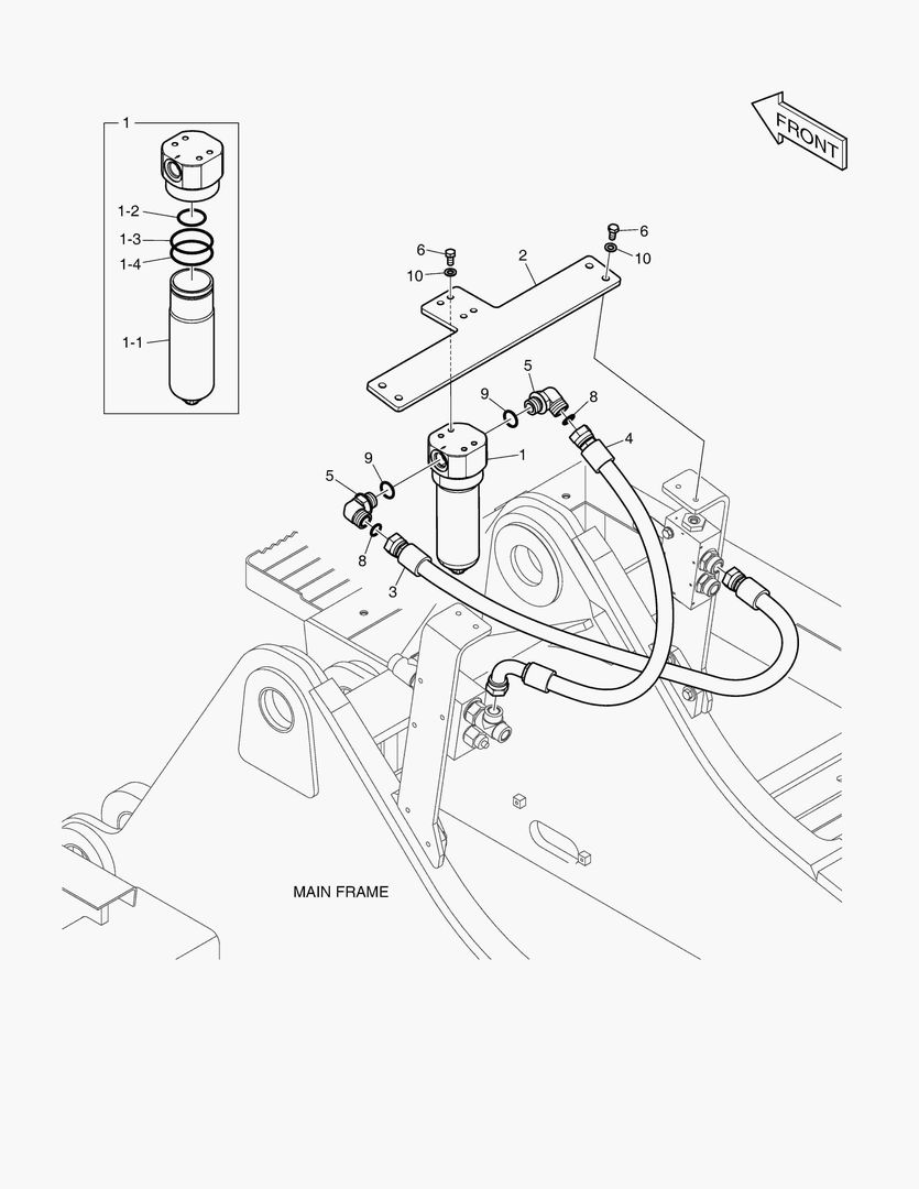 Спецтехника 6200 TWO WAY PIPING - WITH FILTER [1001~1037]