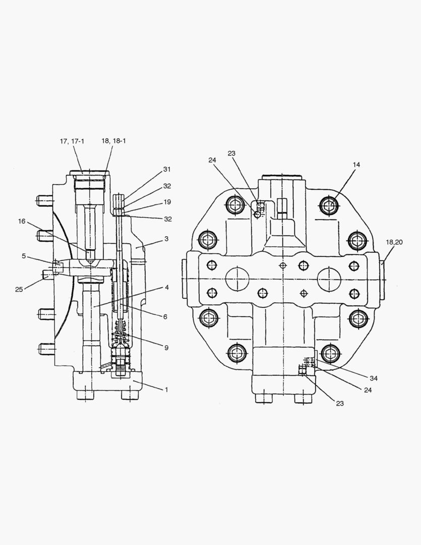 Спецтехника 4240 REGULATOR-TRAVEL MOTOR [1001~1448]