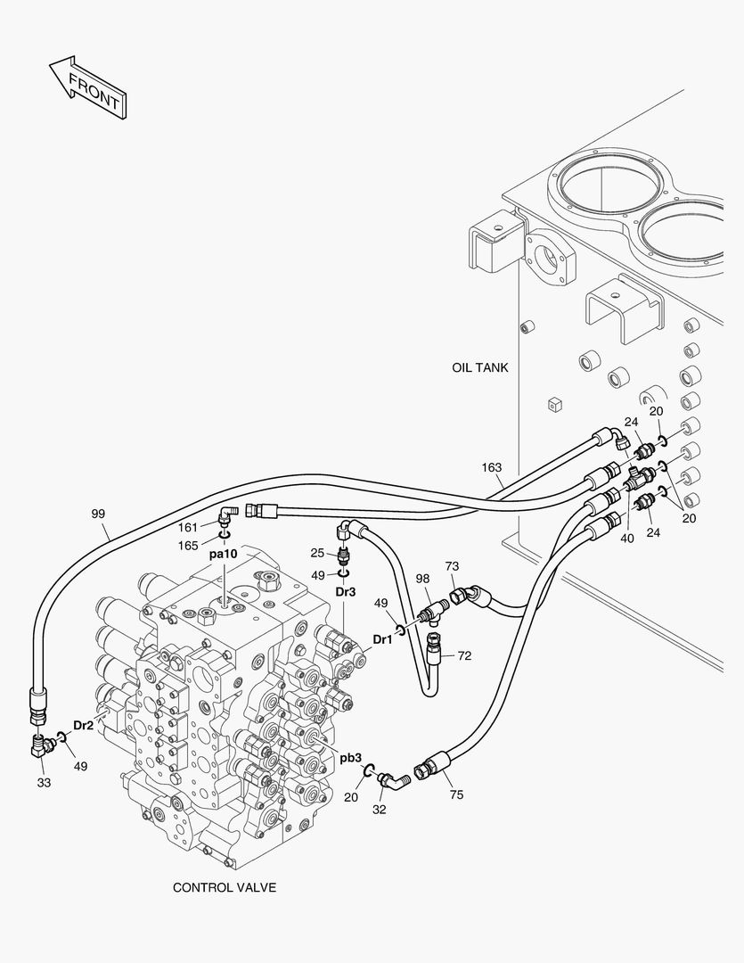 ТРУБОПРОВОД СЕРВОУПРАВЛЕНИЯ(5)