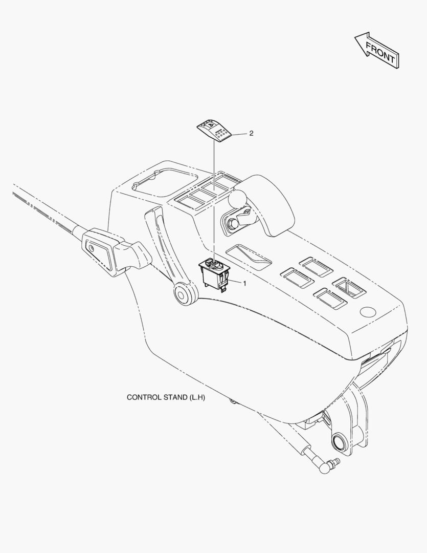 ВКЛЮЧАТЕЛЬ - ЗАДНИЙ БУЛЬДОЗЕР