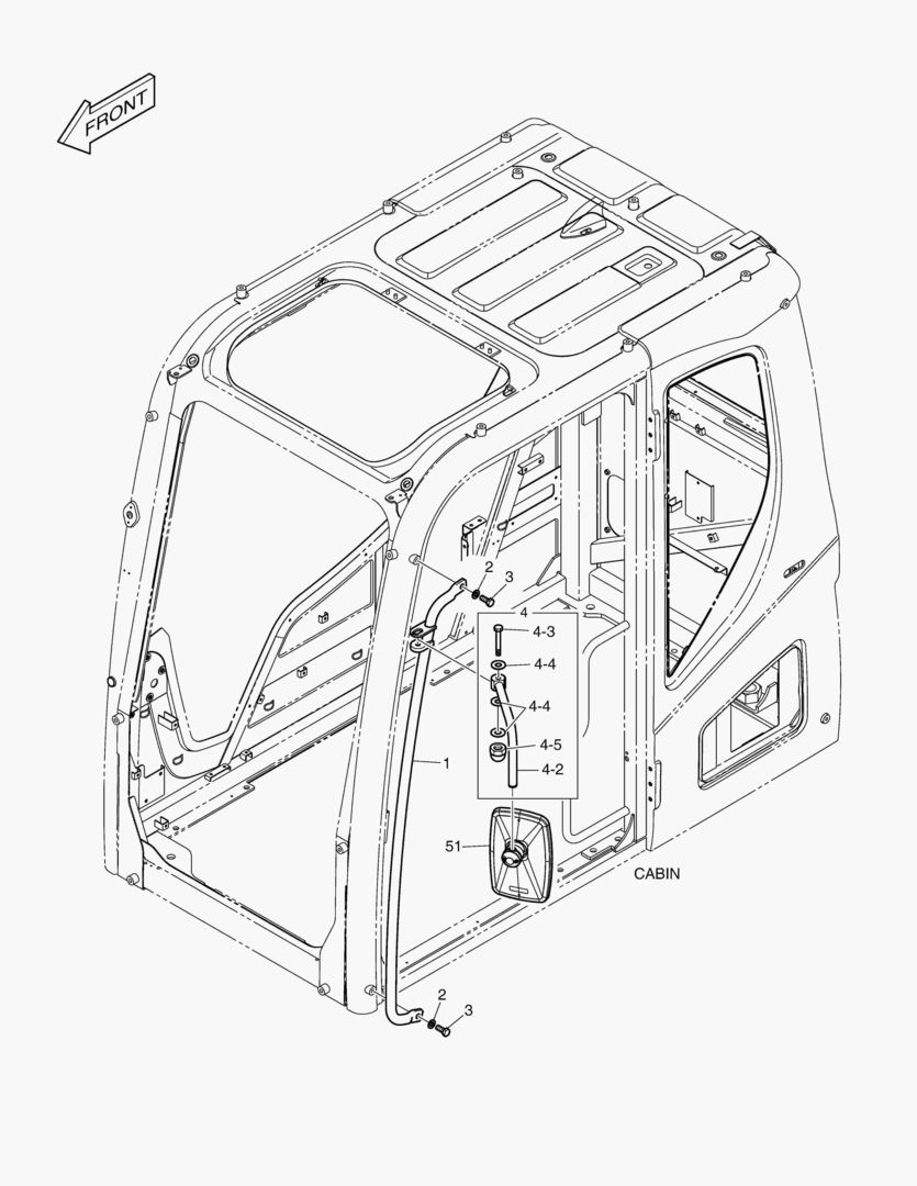 РУКОЯТКА - КАБИНА