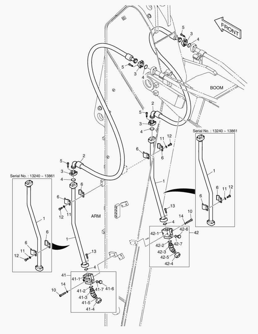 Спецтехника 6700 ARM PIPING - ARM 3.5m(ONE & TWO WAY) - главное фото