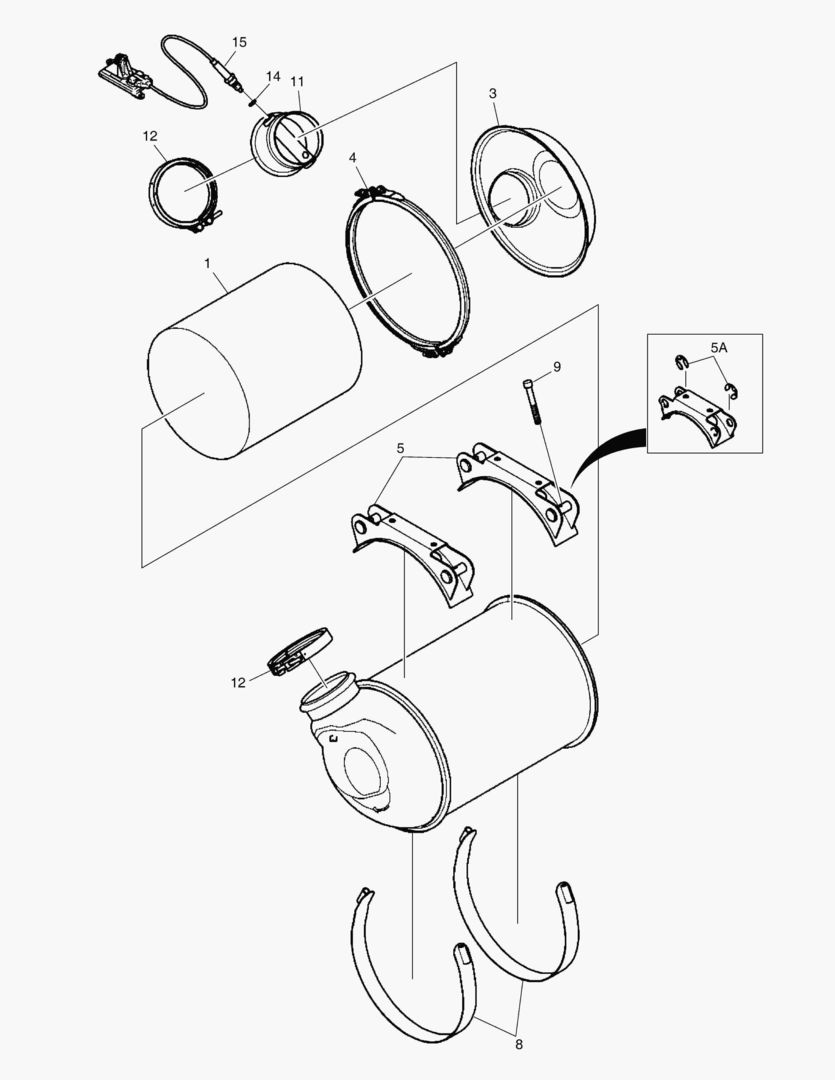 ГЛУШИТЕЛЬ С КАТАЛИТИЧЕСКИМ ДОЖИГАТЕЛЕМ