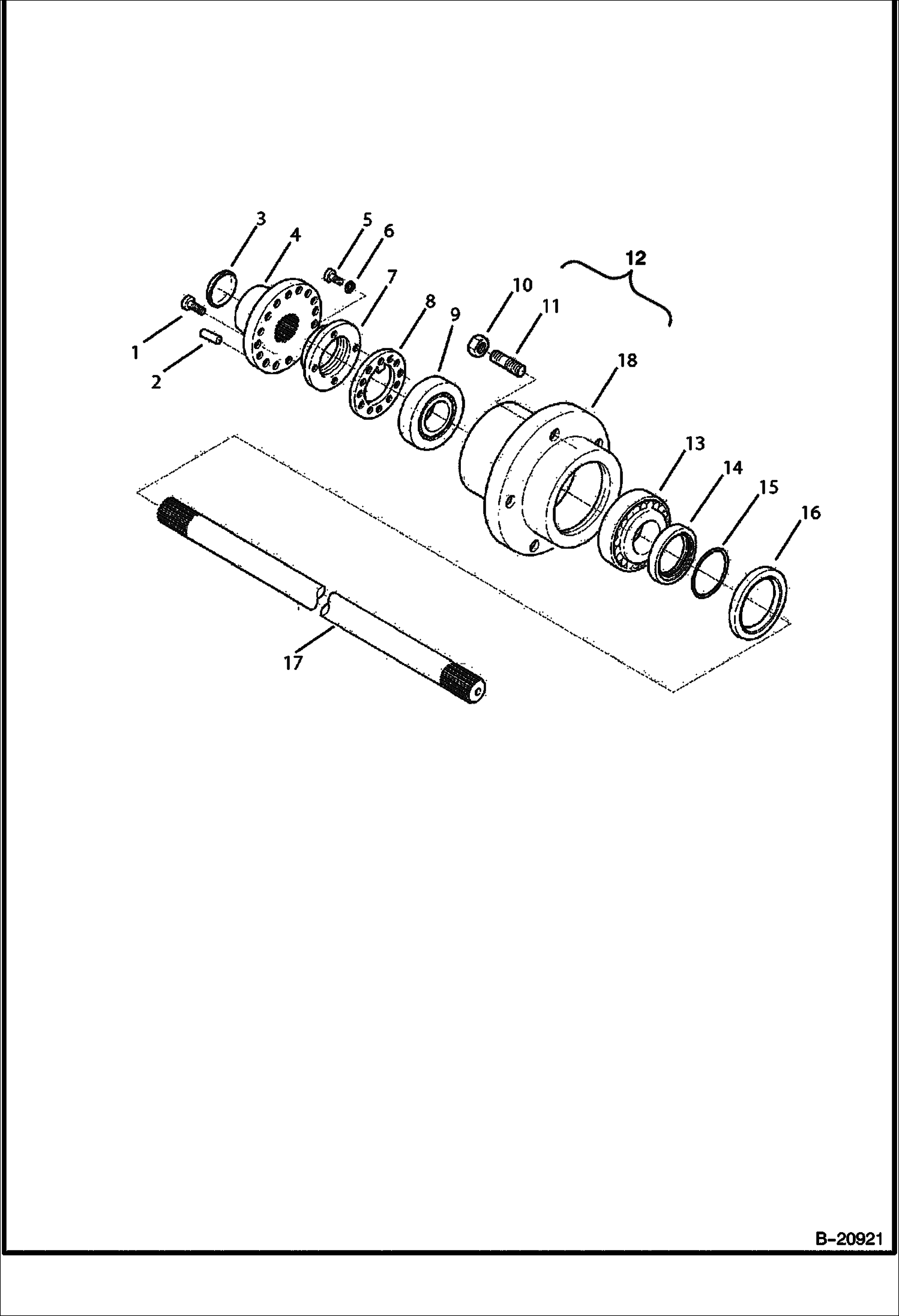 ЗАДНИЙ МОСТ СТУПИЦА