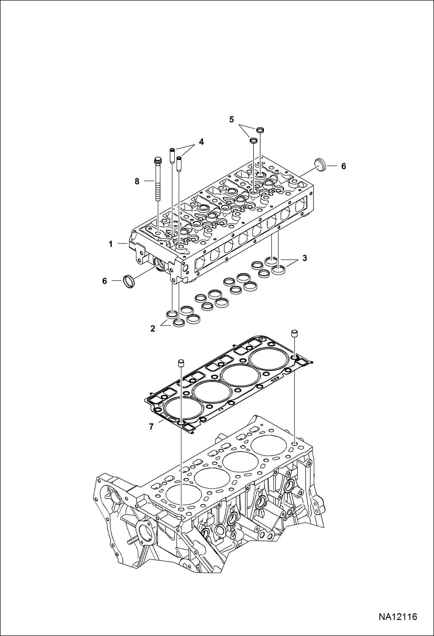 Схема ГОЛОВКА БЛОКА ЦИЛИНДРОВ