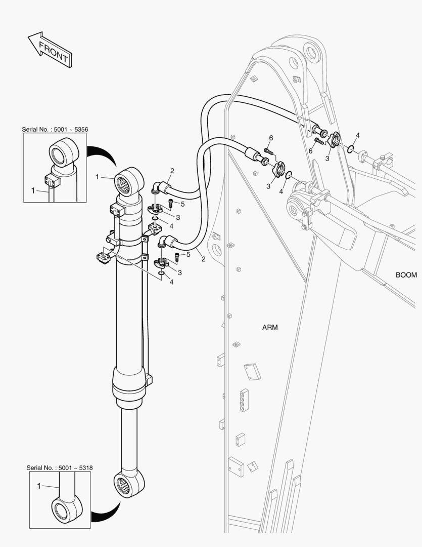ГИДРОСИСТЕМА РУКОЯТИ - РУКОЯТЬ 3.5 м