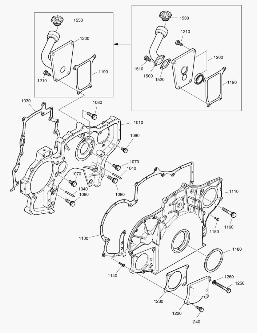 110 TIMING GEAR CASE [254~]