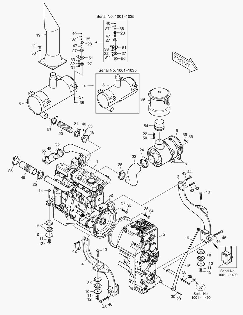 МОНТАЖ ДВИГАТЕЛЯ