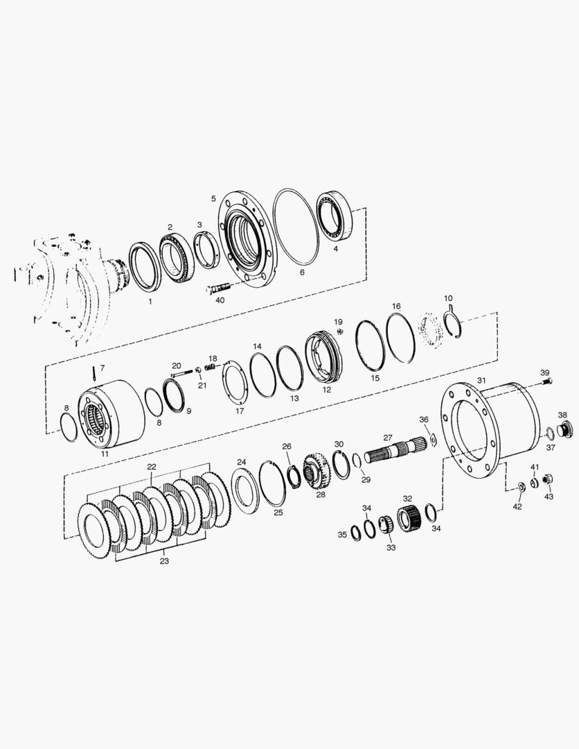 Спецтехника 9760 HUB-FRONT AXLE [1~2680] - главное фото