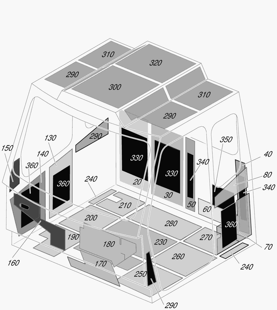 G310-10 CAB WITH INSULATION