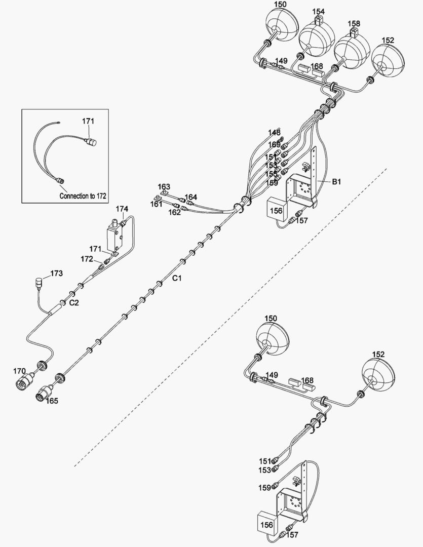 G067-1 ELECTRICAL SYSTEM; REAR FRAME