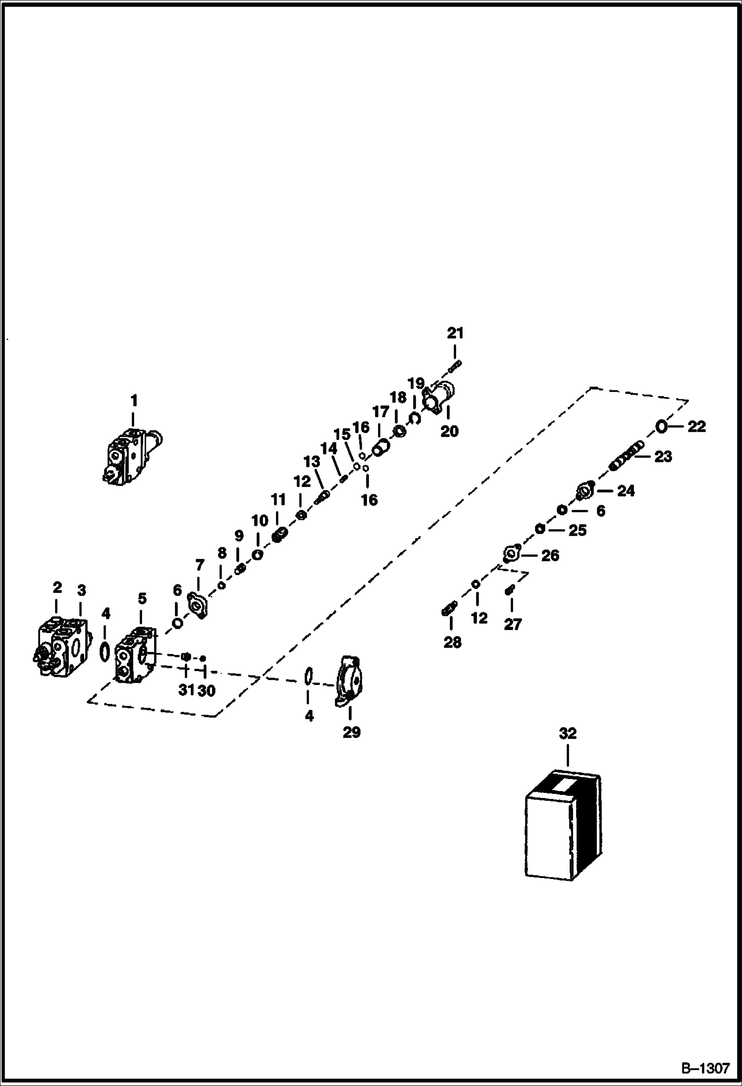 СЕКЦИЯ РАСПРЕДЕЛИТЕЛЯ - УСТРОЙСТВО УПРАВЛЕНИЯ ПОДЪЕМОМ HUSCO