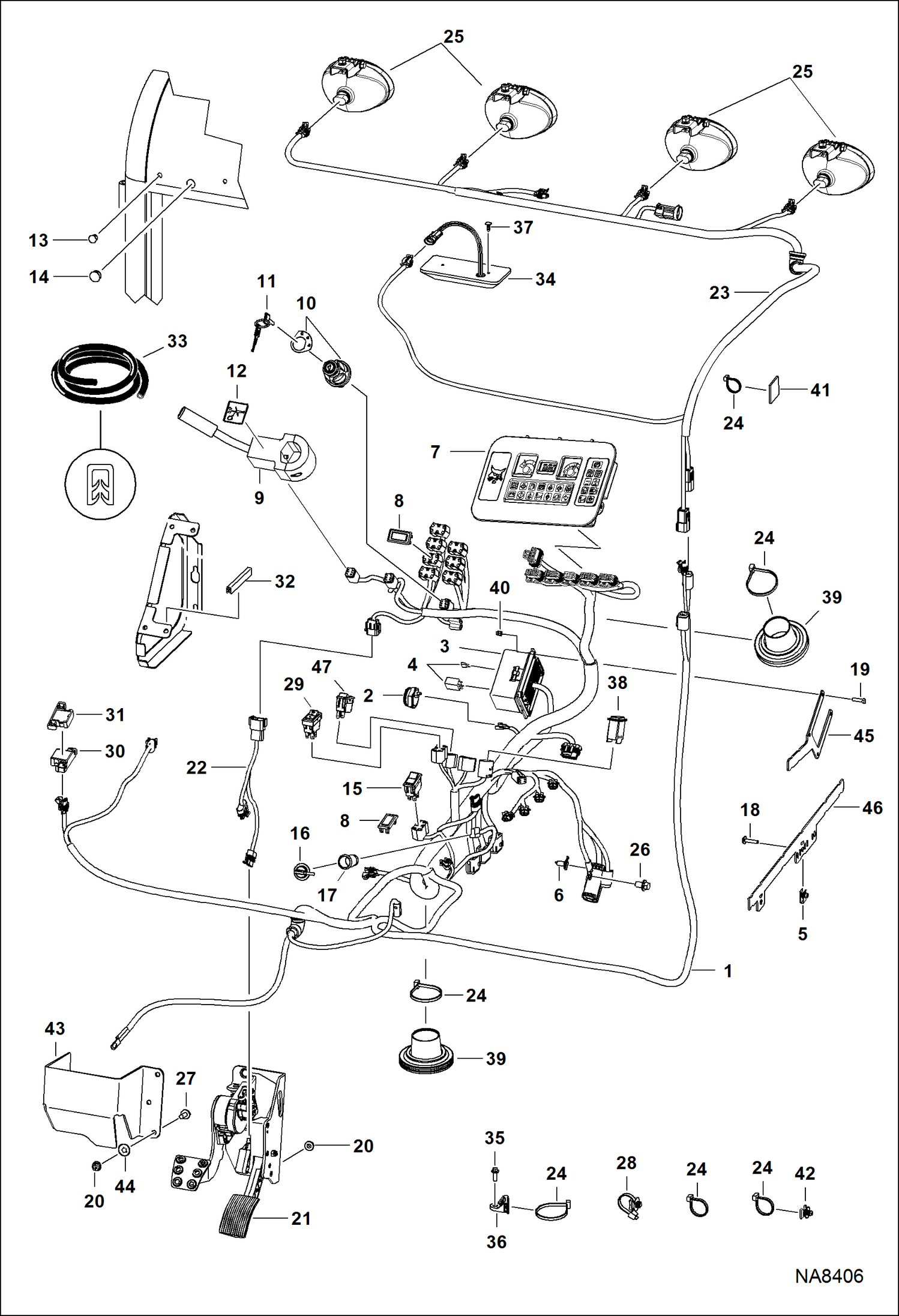 ЭЛЕКТРООБОРУДОВАНИЕ КАБИНЫ