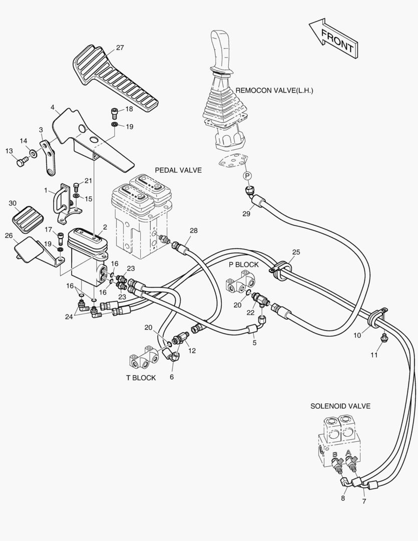 ТРУБОПРОВОД СЕРВОУПРАВЛЕНИЯ(2) - ВРАЩАЮЩИЙСЯ