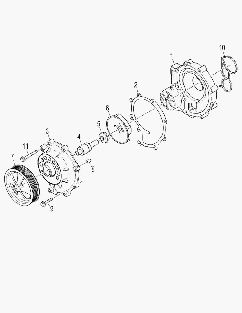 Спецтехника G010-70 COOLANT PUMP - главное фото