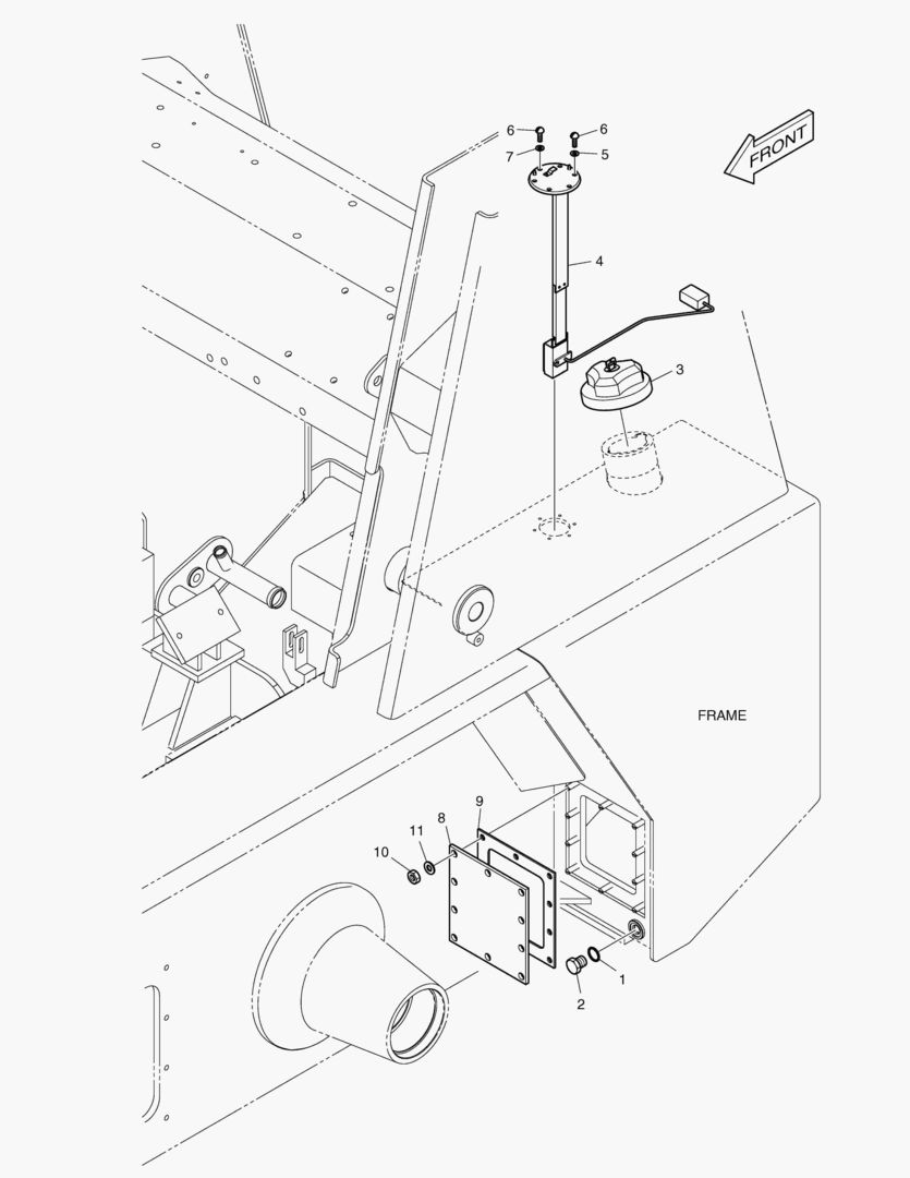 Спецтехника 1330 FUEL TANK
