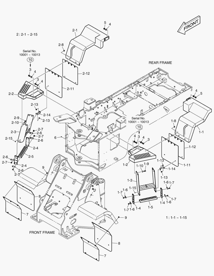 5340 FENDER & LADDER - MUD GUARD
