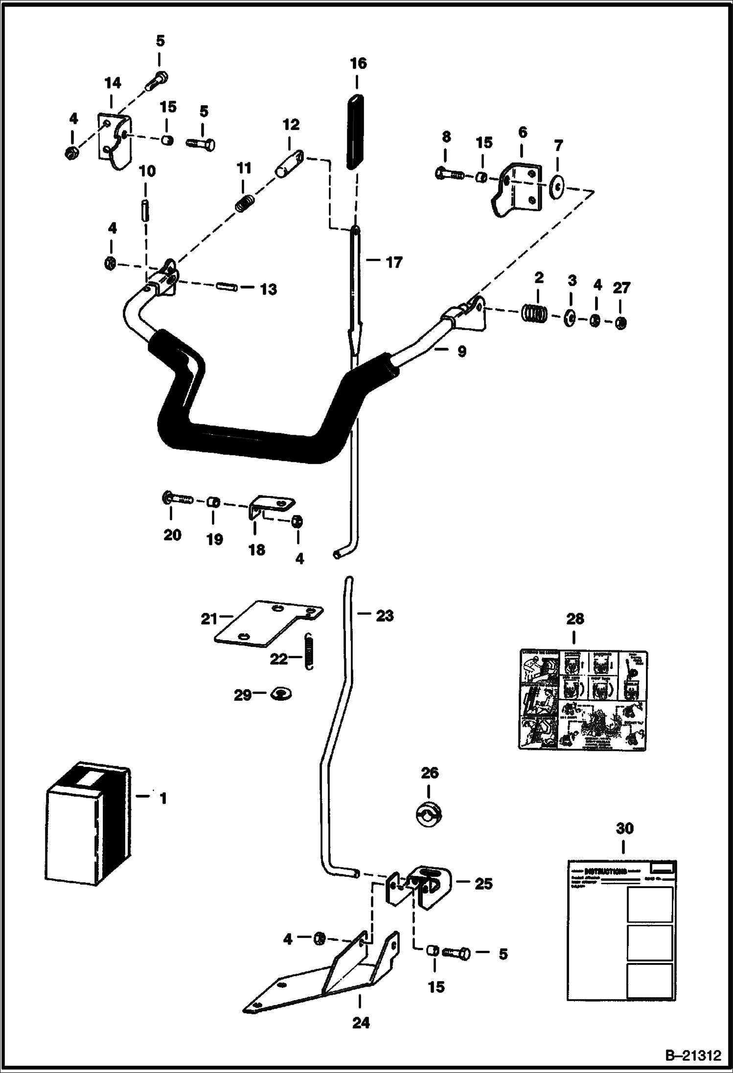 КОМПЛЕКТ ОПОРЫ СИДЕНЬЯ