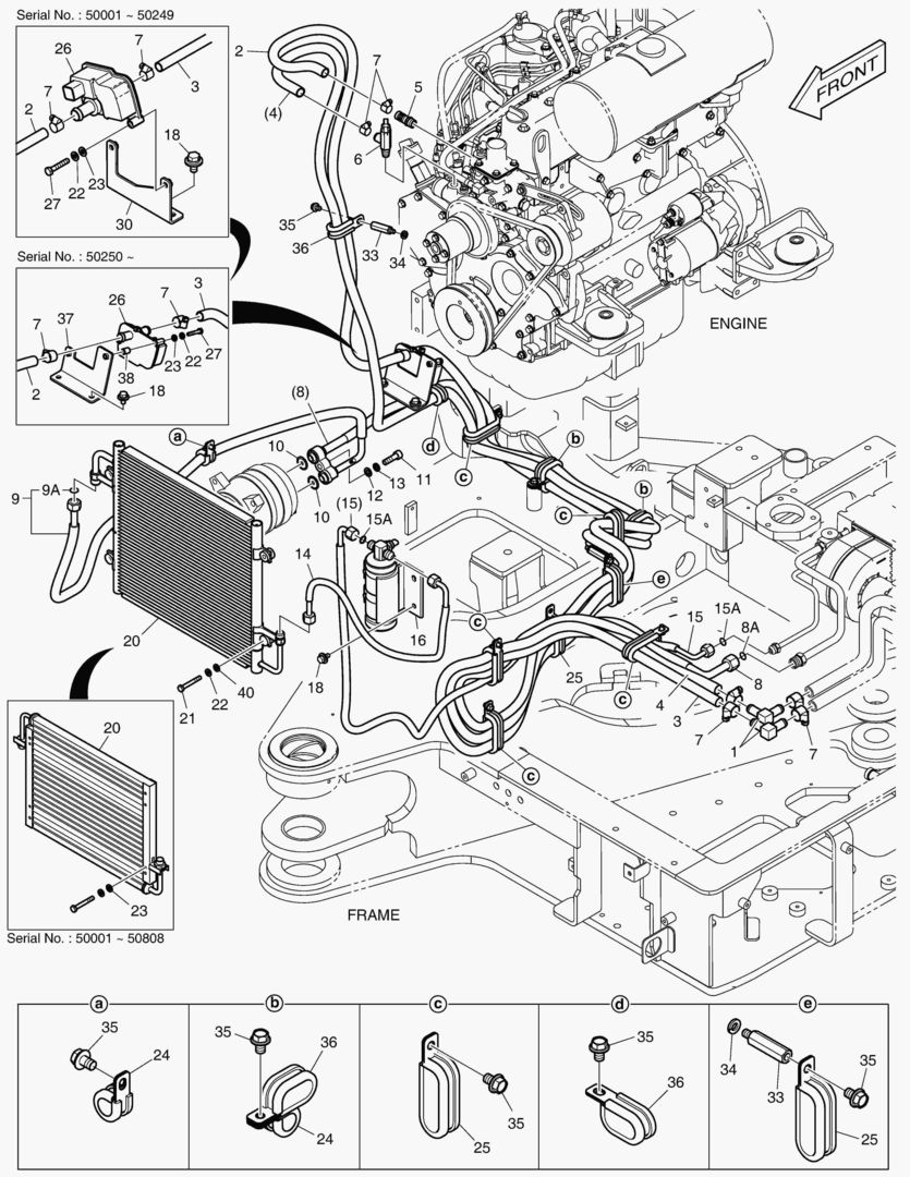 1630 AIR CONDITIONER - CHASSIS [50001~50822]