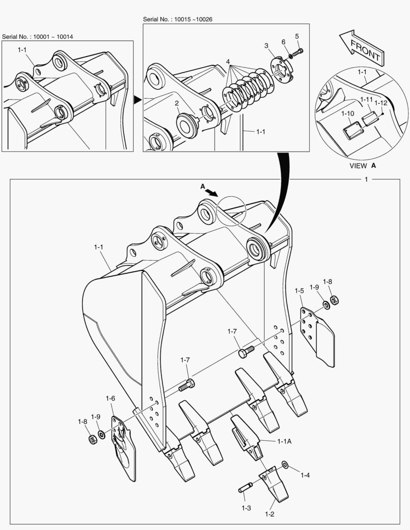 7210 BUCKET ASS`Y - 1.27mВі