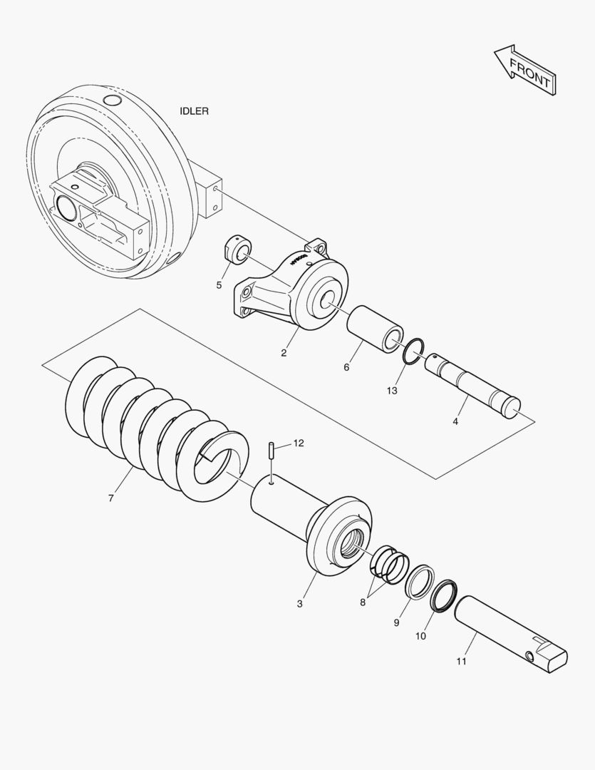 ПРУЖИНЫ ГУСЕНИЦЫ