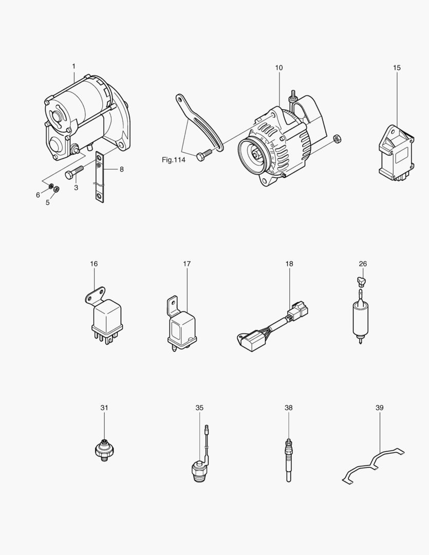 116 ELECTRIC PARTS [20001~20591]