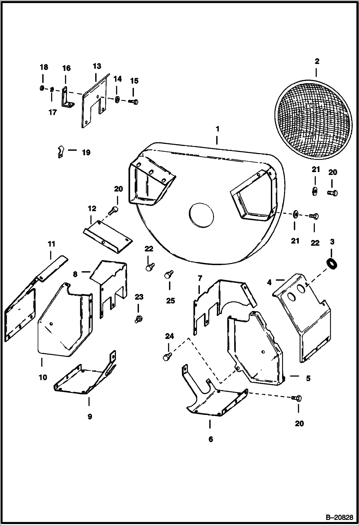 ЗАЩИТНЫЙ КОЖУХ ДВИГАТЕЛЯ