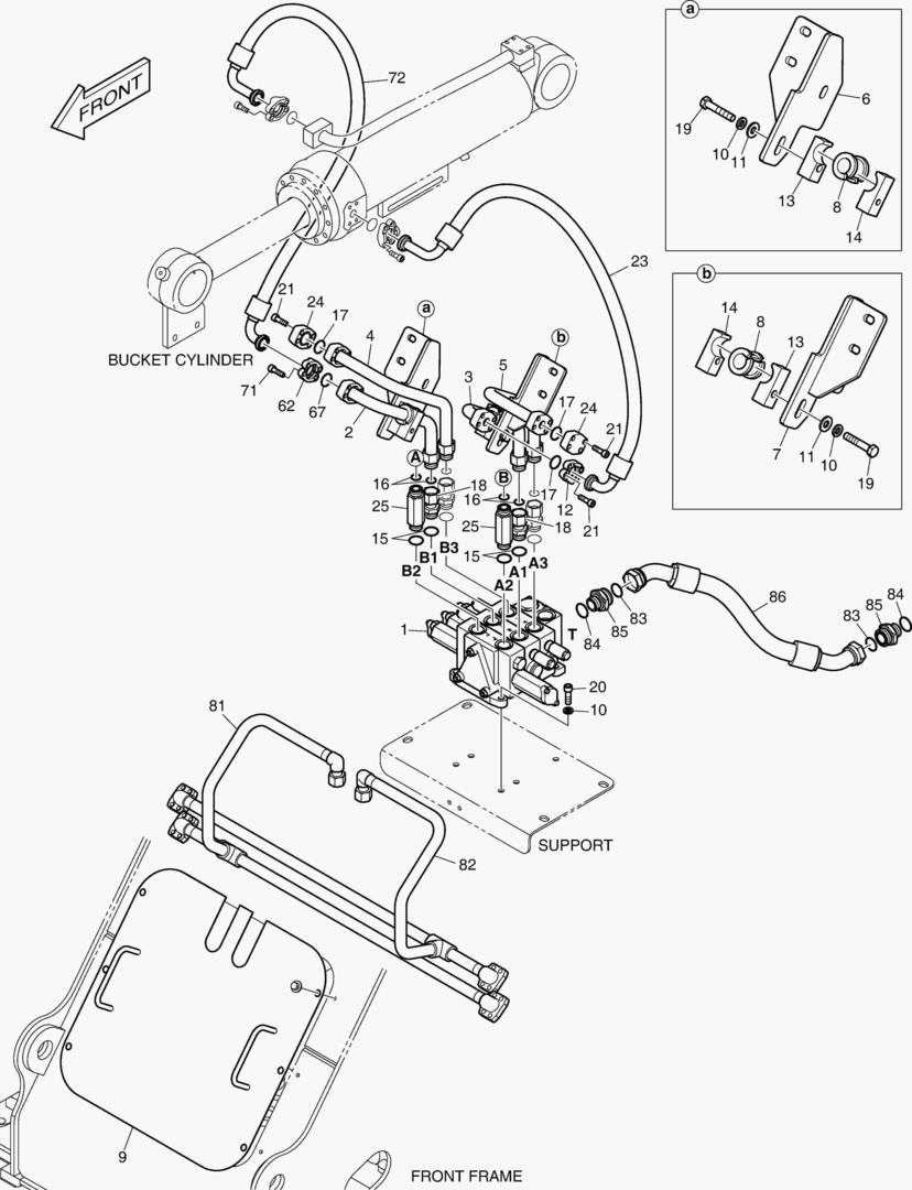 Спецтехника 5140 FRONT PIPING-3SV
