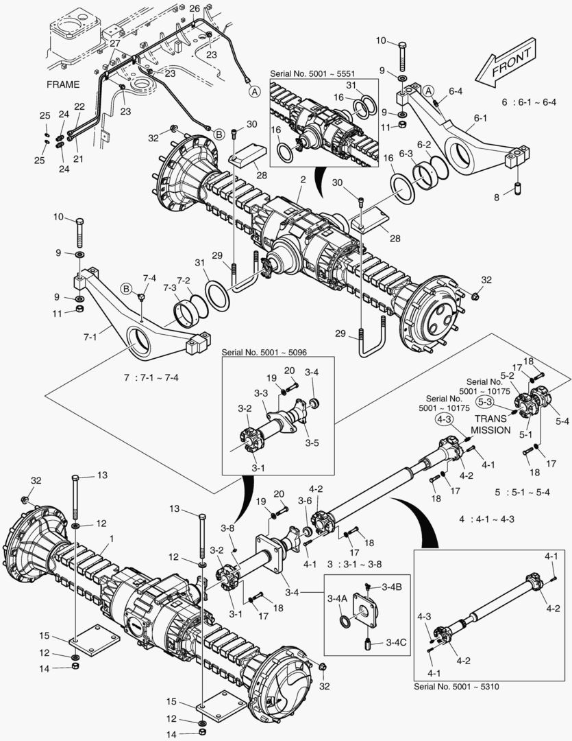 1140 AXLE & DRIVE SHAFT