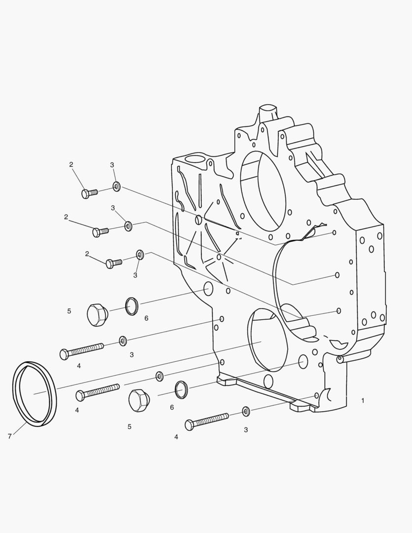 КАРТЕР КОРОБКИ ПЕРЕДАЧ