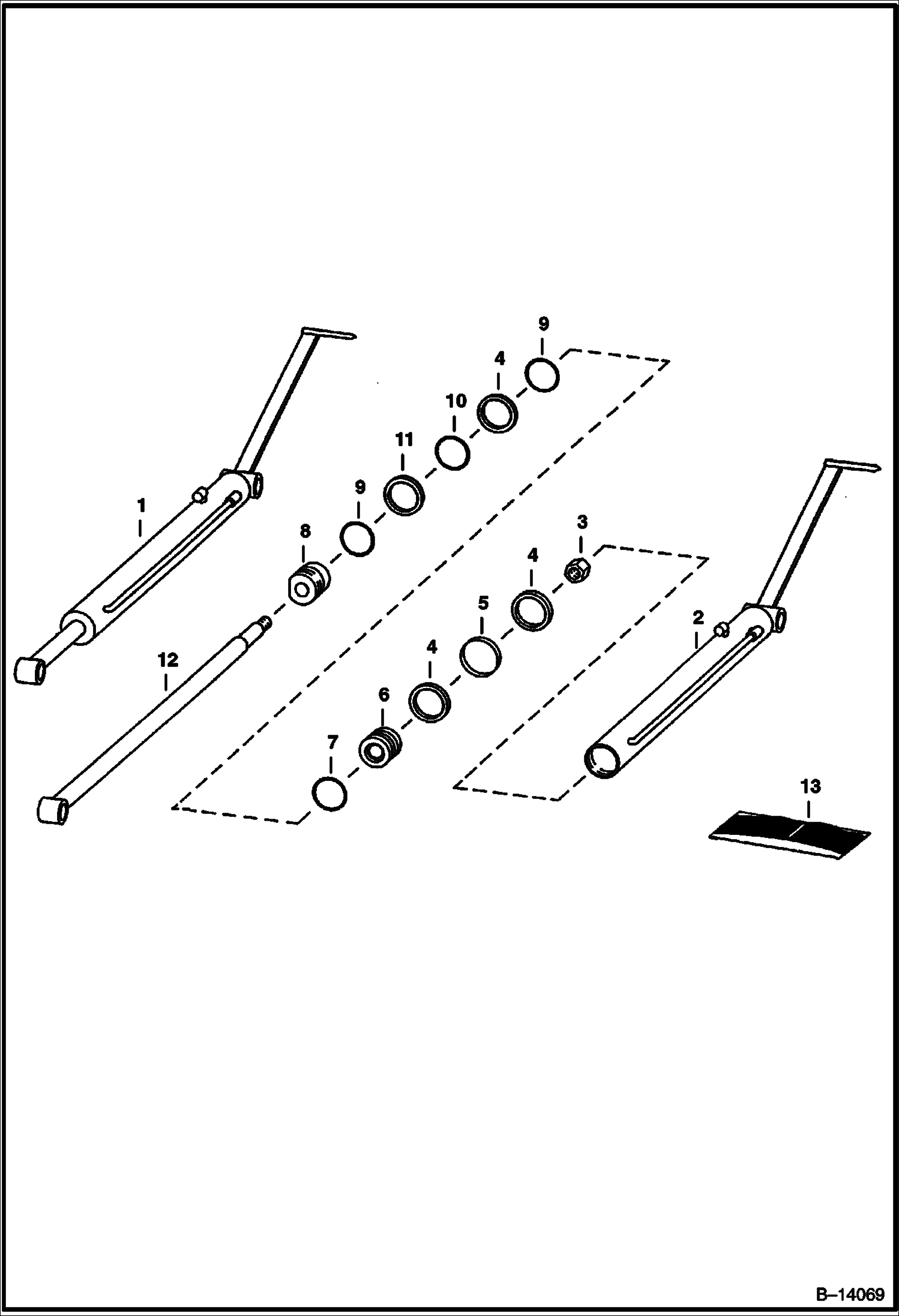 ПИЛА (ЦИЛИНДР УСТРОЙСТВА КОНТРОЛЯ ГЛУБИНЫ) (WS12 561500101 И ВЫШЕ)