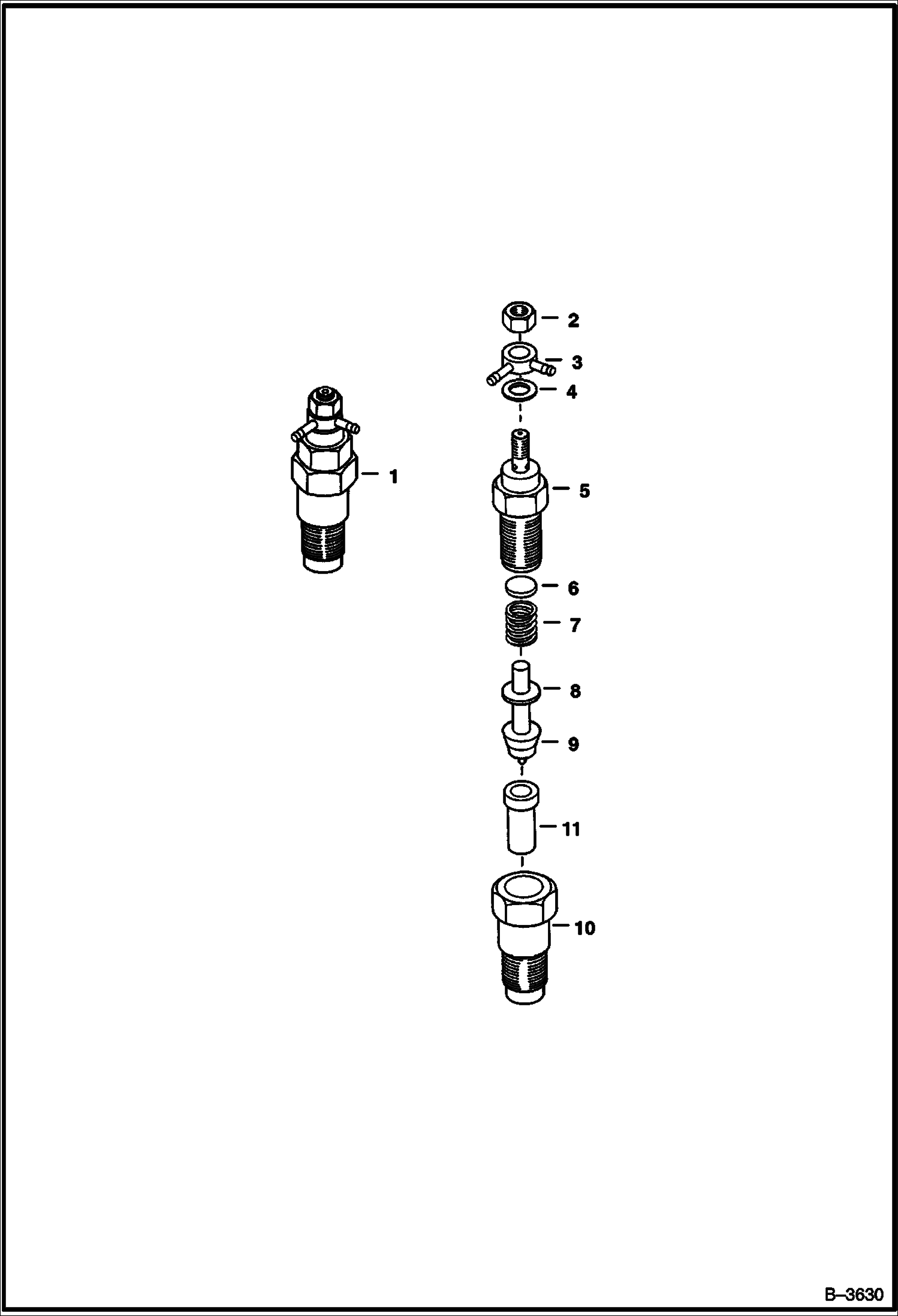 Схема ФОРСУНКОДЕРЖАТЕЛЬ