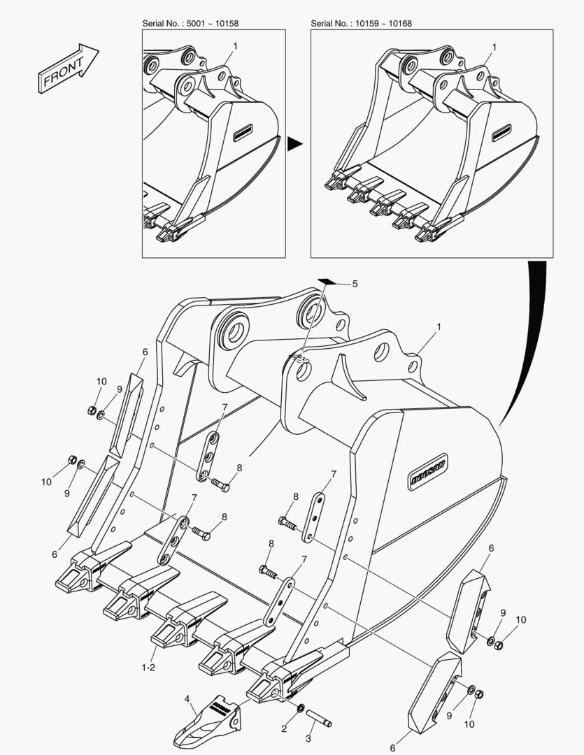 7590 BUCKET ASSВґY - 1.71mВі - S CLASS
