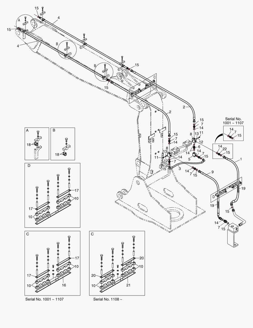 Спецтехника 6580 FRONT PIPING-ONE&TWO WAY(ARTI.BOOM)