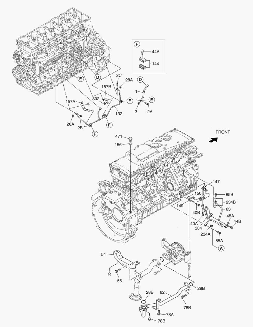МАСЛО И ВАКУУМНЫЙ ТРУБОПРОВОДНЫЙ ДВИГАТЕЛЬ