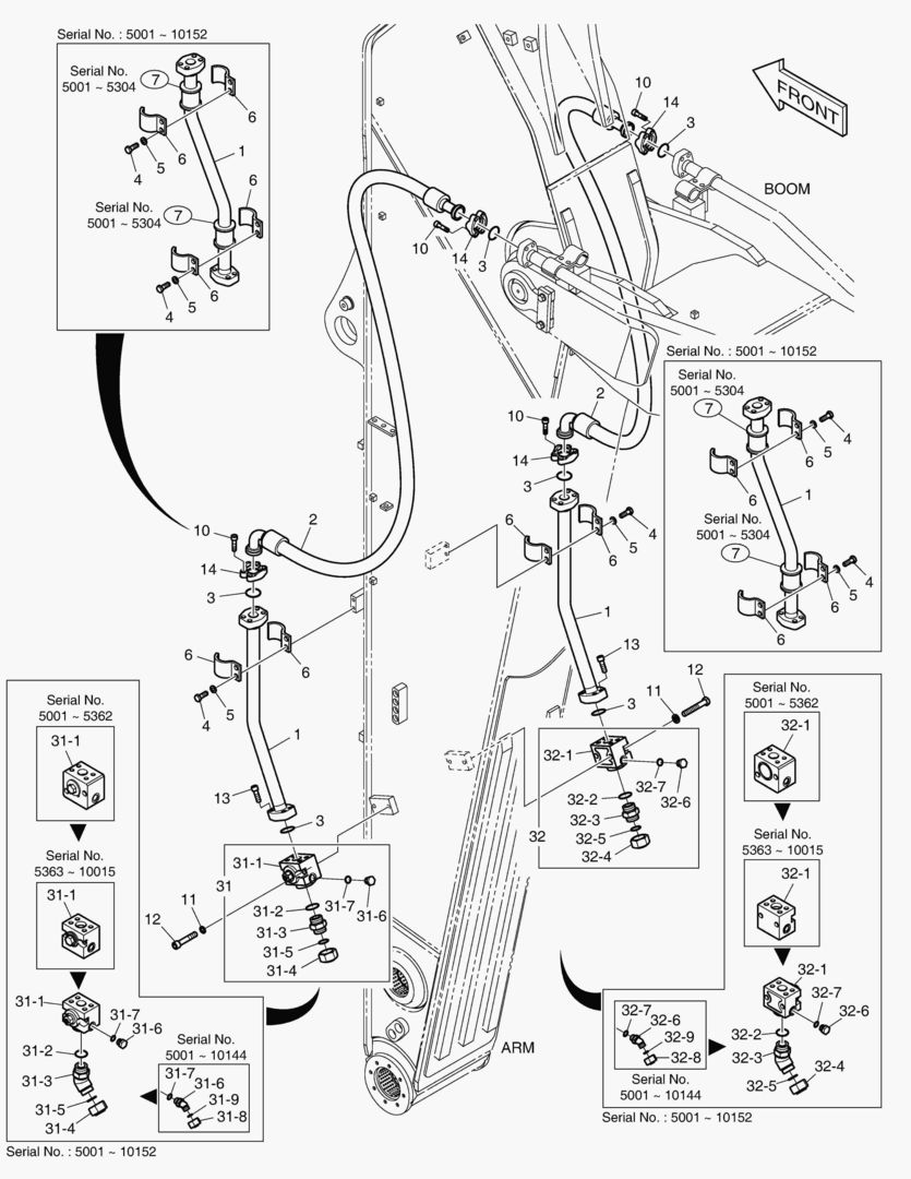 Спецтехника 6880 ARM PIPING - ONE & TWO WAY (ARM 3.95m) - главное фото
