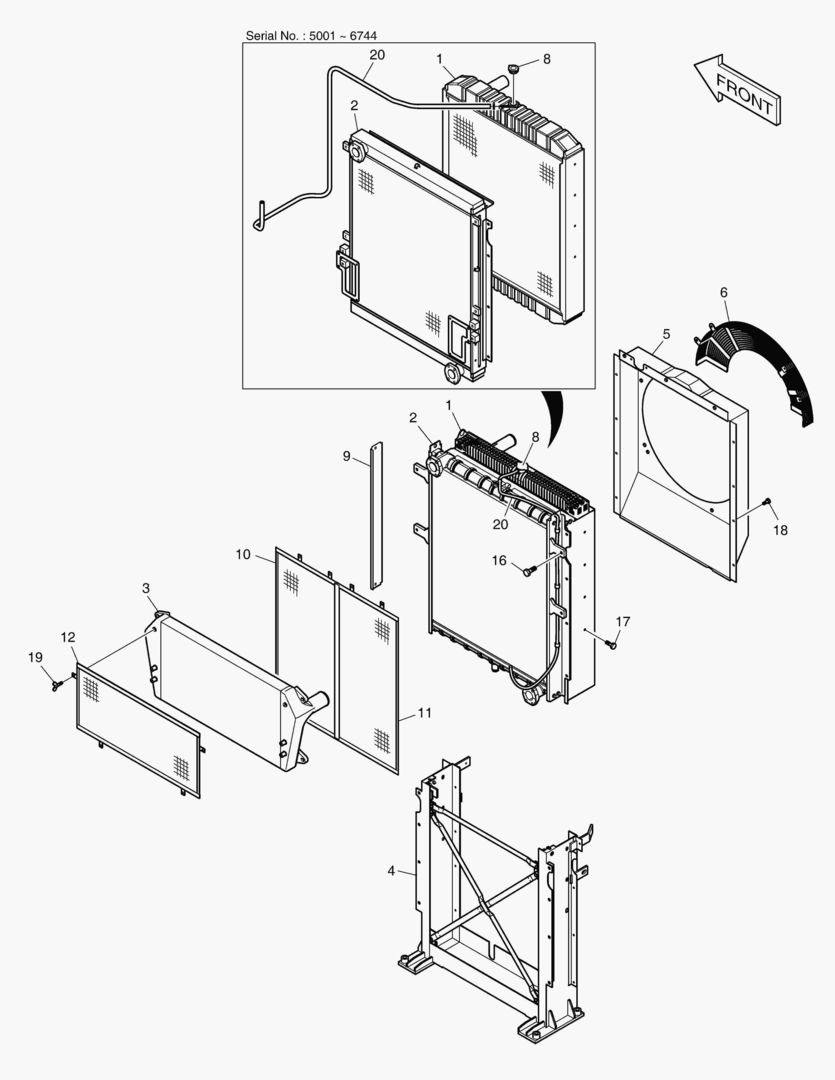 1140 RADIATOR [5001~7399]
